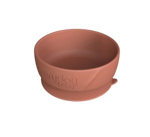 Everyday baby silikonska prianjajuća posuda, crvena